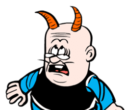 Old Master Q comics sticker #5873260