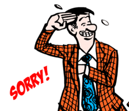 Old Master Q comics sticker #5873265