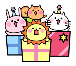 congratulation animals sticker #5874055