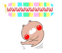 Rainbow Bear "KUMAsan" sticker #5874347