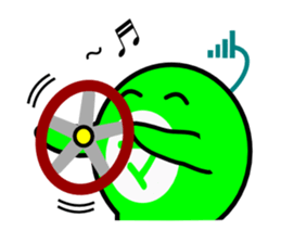 "Bush warbler beans"kun sticker #5874531