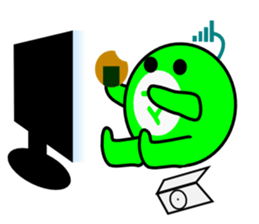 "Bush warbler beans"kun sticker #5874537