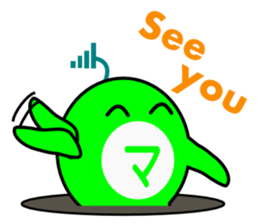 "Bush warbler beans"kun sticker #5874550