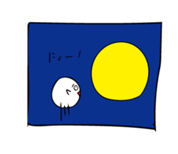 Marshmallow which talks sticker #5874990