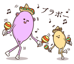 Bear pinky and Cat yellow sticker #5875072