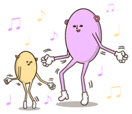 Bear pinky and Cat yellow sticker #5875077