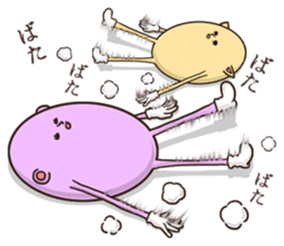 Bear pinky and Cat yellow sticker #5875081