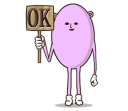 Bear pinky and Cat yellow sticker #5875086