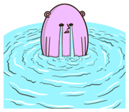 Bear pinky and Cat yellow sticker #5875090