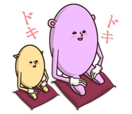 Bear pinky and Cat yellow sticker #5875093