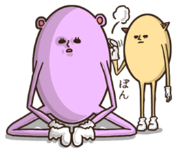 Bear pinky and Cat yellow sticker #5875097