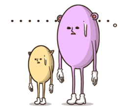 Bear pinky and Cat yellow sticker #5875107