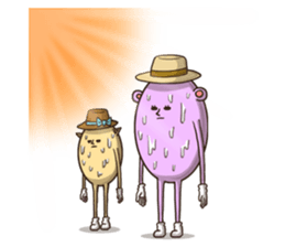 Bear pinky and Cat yellow sticker #5875111