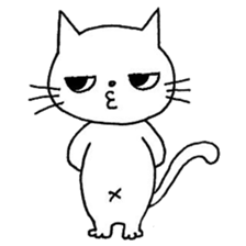 A White Cat HAKAMADA sticker #5875175