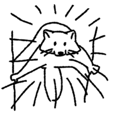 Overfamiliar animals sticker #5875521