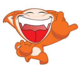 Cats monster fun sticker #5876032