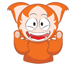 Cats monster fun sticker #5876036