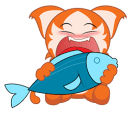 Cats monster fun sticker #5876037