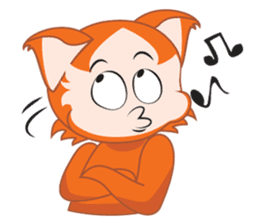 Cats monster fun sticker #5876038