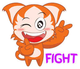 Cats monster fun sticker #5876039