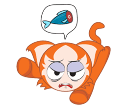 Cats monster fun sticker #5876041