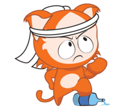 Cats monster fun sticker #5876044