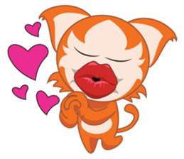 Cats monster fun sticker #5876045