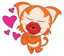 Cats monster fun sticker #5876045