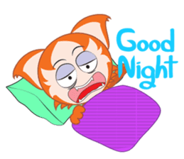 Cats monster fun sticker #5876052