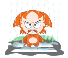 Cats monster fun sticker #5876053