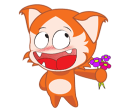 Cats monster fun sticker #5876054