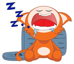 Cats monster fun sticker #5876055