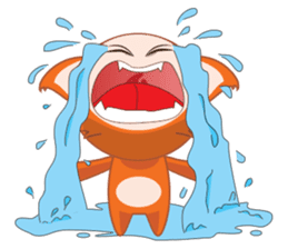 Cats monster fun sticker #5876056