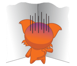 Cats monster fun sticker #5876058