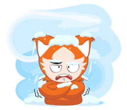 Cats monster fun sticker #5876059