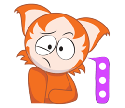 Cats monster fun sticker #5876062