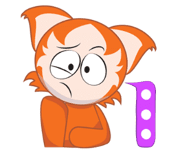 Cats monster fun sticker #5876062