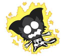 Cats monster fun sticker #5876065