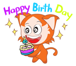 Cats monster fun sticker #5876067