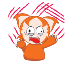 Cats monster fun sticker #5876070