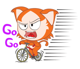 Cats monster fun sticker #5876071