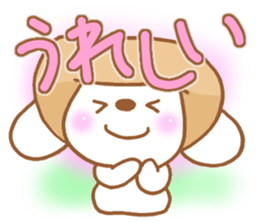 Rabbit and hat sticker #5876114