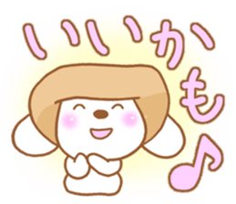 Rabbit and hat sticker #5876135