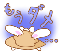 Rabbit and hat sticker #5876151