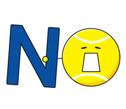 I love tennis! sticker #5876305