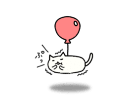 Sticker of flying cat sticker #5876368