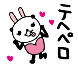 Every day of a panda- bunny - sticker #5876832