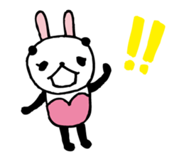 Every day of a panda- bunny - sticker #5876841