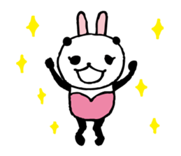 Every day of a panda- bunny - sticker #5876844