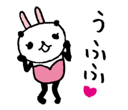 Every day of a panda- bunny - sticker #5876849